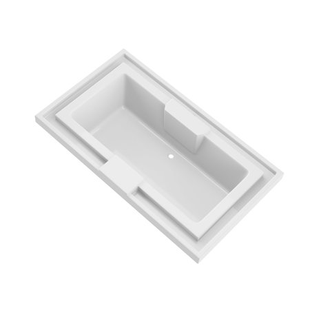 ATLANTIS WHIRLPOOLS Infinity 46 x 78 Endless Flow Soaking Bathtub 4678IS